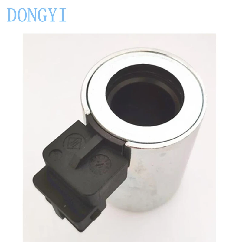 Excavator Solenoid Valve Coil Inner Hole 19mm Height 50mm DC24V DC12V