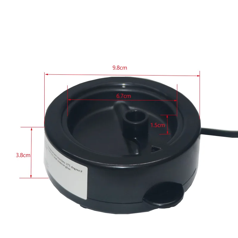 60W Mini Lijm Pot Keratine Fusie Smelt Hete Pot Constante Temperatuur Voor Haarverlenging Professionele Salon Extensie Tool