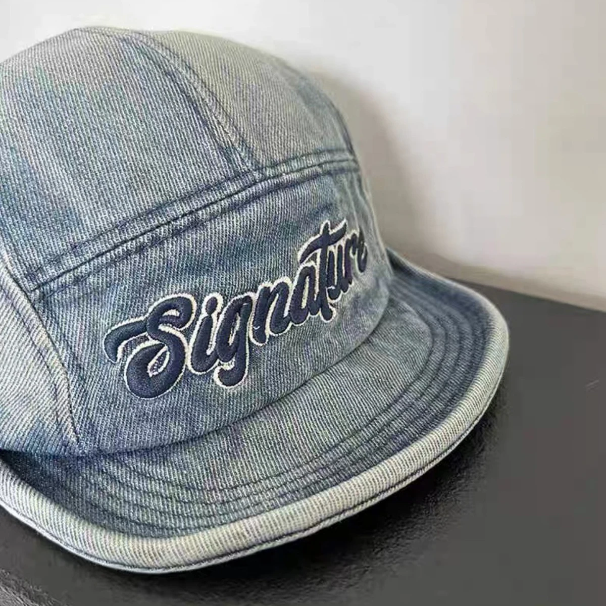 1PC Vintage Style Street Soft Brim Cap, Breathable Sun Protection Outdoor Baseball Cap