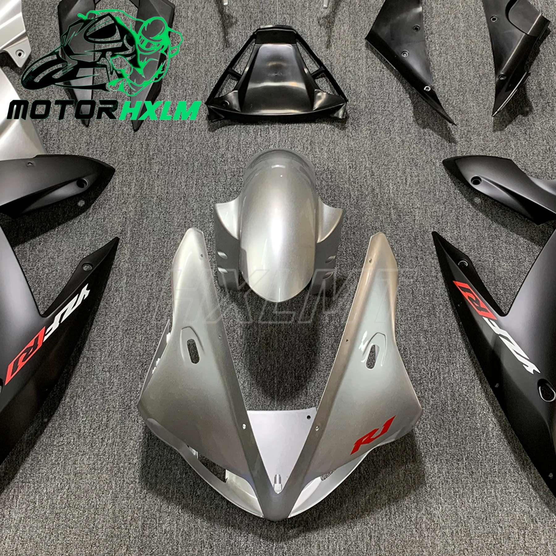 

Аксессуары для мотоциклов, комплекты обтекателей, подходят для YAMAHA YZF-R1 YZFR1 2002 2003 YZF R1 02 03, инъекционный синий, черный кузов, новый