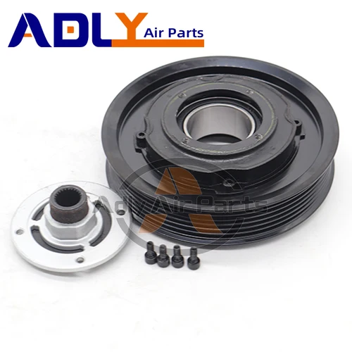 Para Hyundai Accent Kia Rio 1.6L 20012-2018 DVE12 polea de embrague de compresor de CA 977011 R100 97701-1R300 97701-1R100 97643-1R100