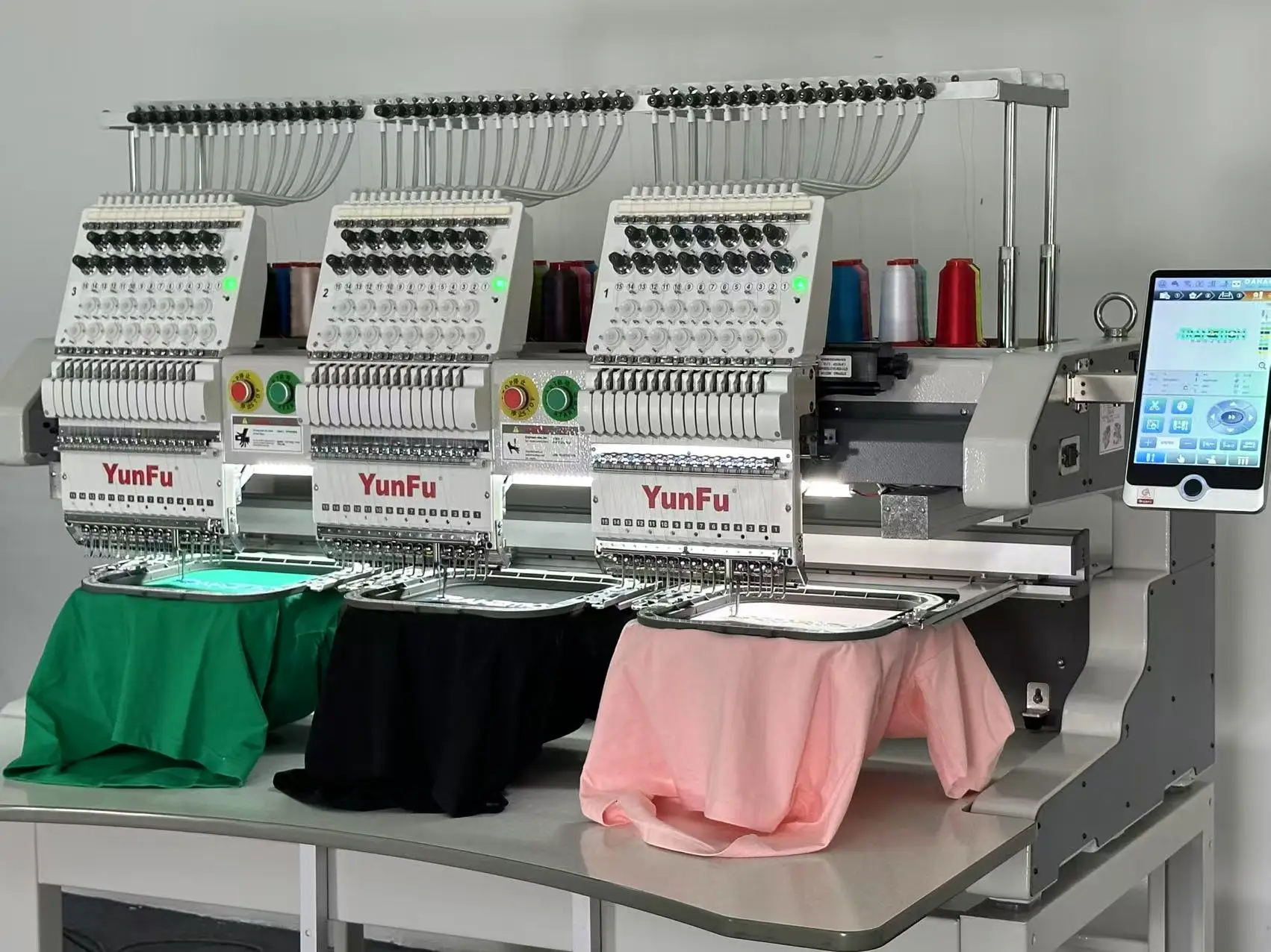 Industrial Digital Embroidery Machine Parts Flat/Patch Design Software for Hoodie Embroidery Equipment Maximum Speed 1000 Rpm