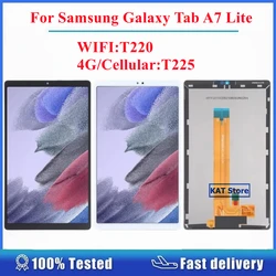 Compatilbe For Samsung Galaxy Tab A7 Lite SM-T220 Wifi SM-T225 LTE T225 LCD Display Screen Touch Digitizer Full Assembly