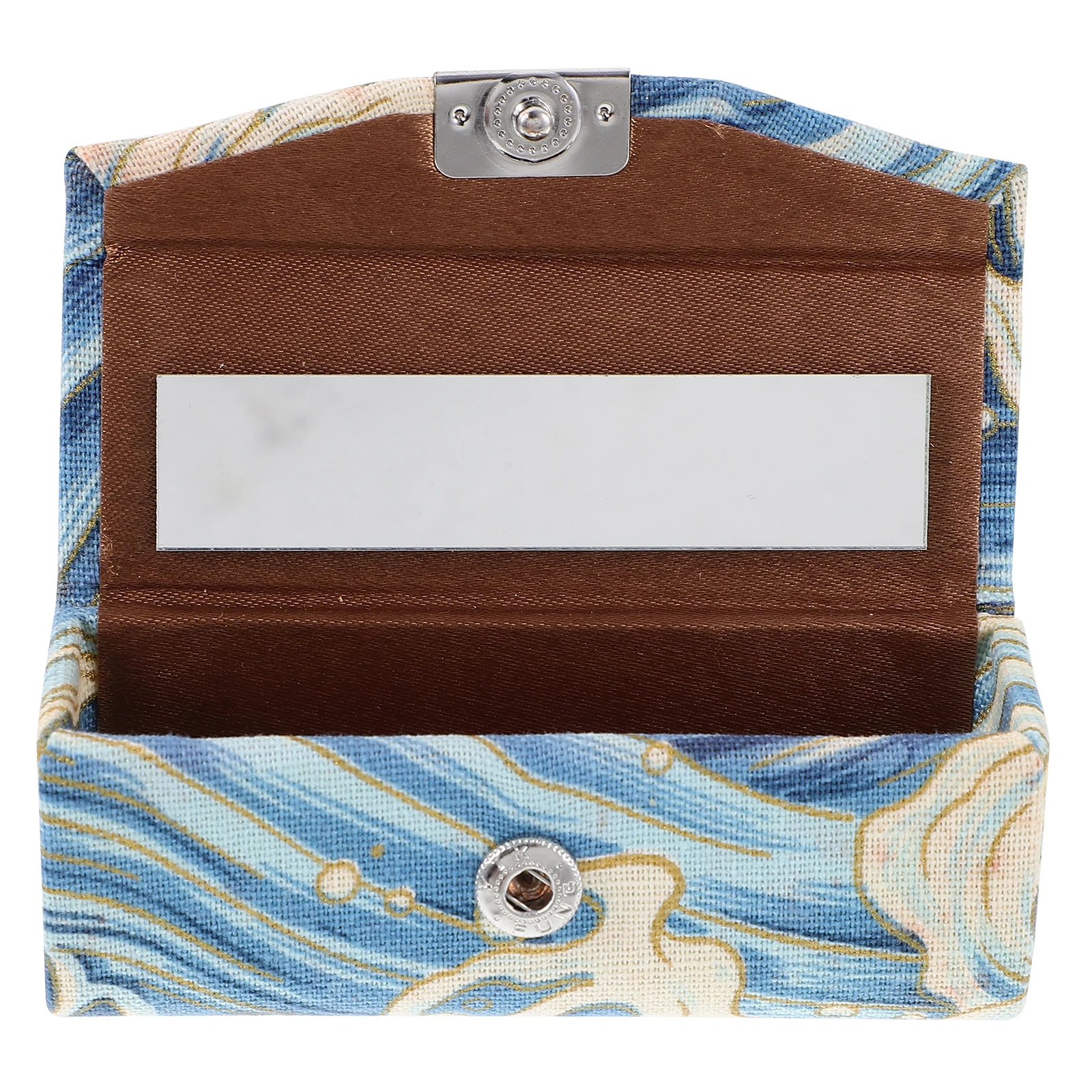 Lippenstifthouder Vintage Case Spiegel voor enkele lippenstiftopslag Draagbare make-up Ganizer Reissets Chinese stijl