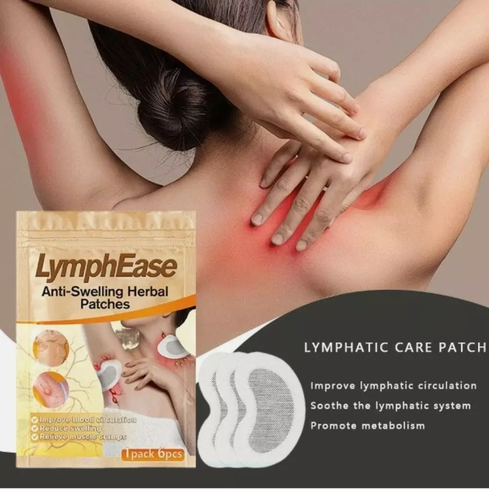 

6 шт./упак., пластырь для ухода за несколькими деталями, травяной аромат, случайная резка, лимфатический пластырь с очищенным эффектом, травяной пластырь с лимфатическими узлами