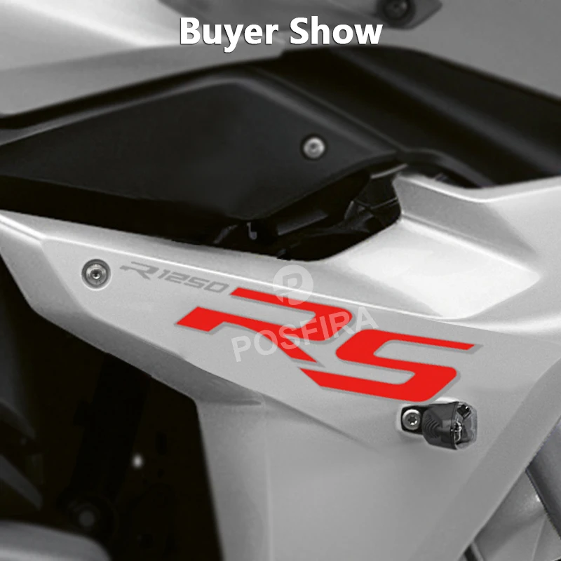 POSFIRA naklejki motocyklowe wodoodporne naklejki na BMW R1250RS R1250 R 1250 RS akcesoria 2019-2024 2021 2022 2023 naklejka