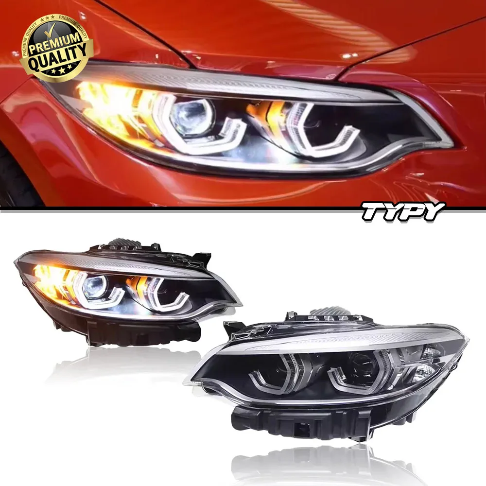

TYPY Car Styling For BMW 2 Series F22 2014-2019 LED Car Lamps Daytime Running Lights Dynamic Turn Signals Car Accessories