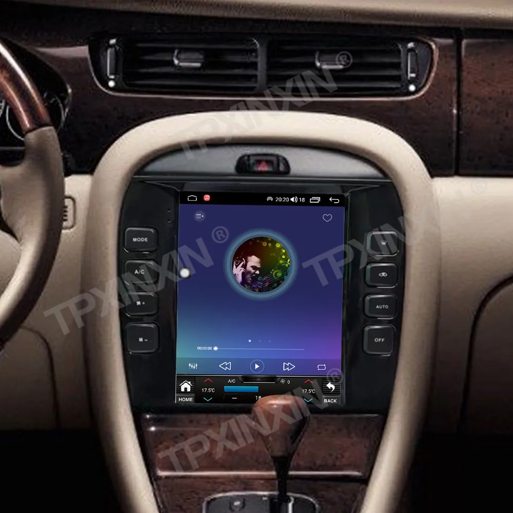 

Auto Android 14.0 Stereo Carplay Multimedia Player For Jaguar X-TYPE 2004-2008 Car Radio Navigation 10.4" Scren Head Unit DSP