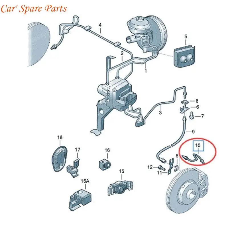 Image 5: Y4UA – tuyau direction assistée avec ligne dure frein, précision adaptée à Construction métallique voiture