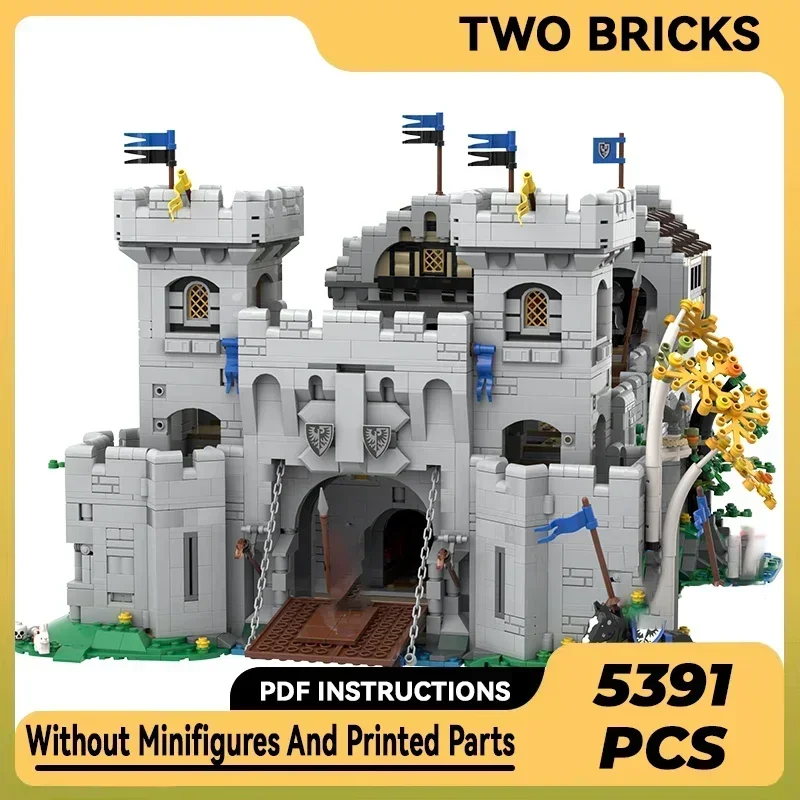 

Military Fortress Model Moc Building Bricks Knight's Castle Technology Modular Blocks Gifts Christmas Toys DIY Sets Assembly