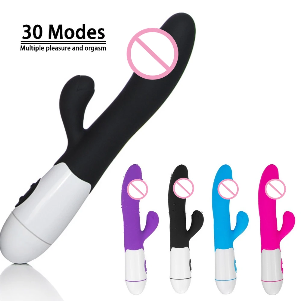 30 Speeds G Spot Rabbit Vibrator for Women Clitoris Stimulator Powerful Dildo Vagina Massager Adults Masturbator Female Sex Toys