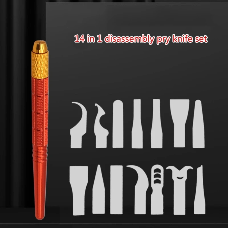 ipiip Pry Tool 14 in 1 Electronics LCD Screen Repair for Laptop, Cell Phone Tablet