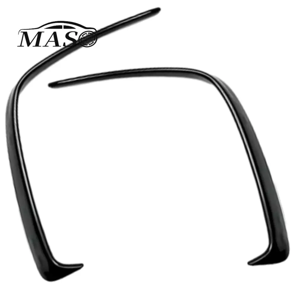 Penutup ventilasi udara Spoiler Bumper belakang hitam mengkilap, penutup ventilasi udara untuk Mercedes Benz a-class W176 A180 A200 A250 A45 AMG 2014-2018