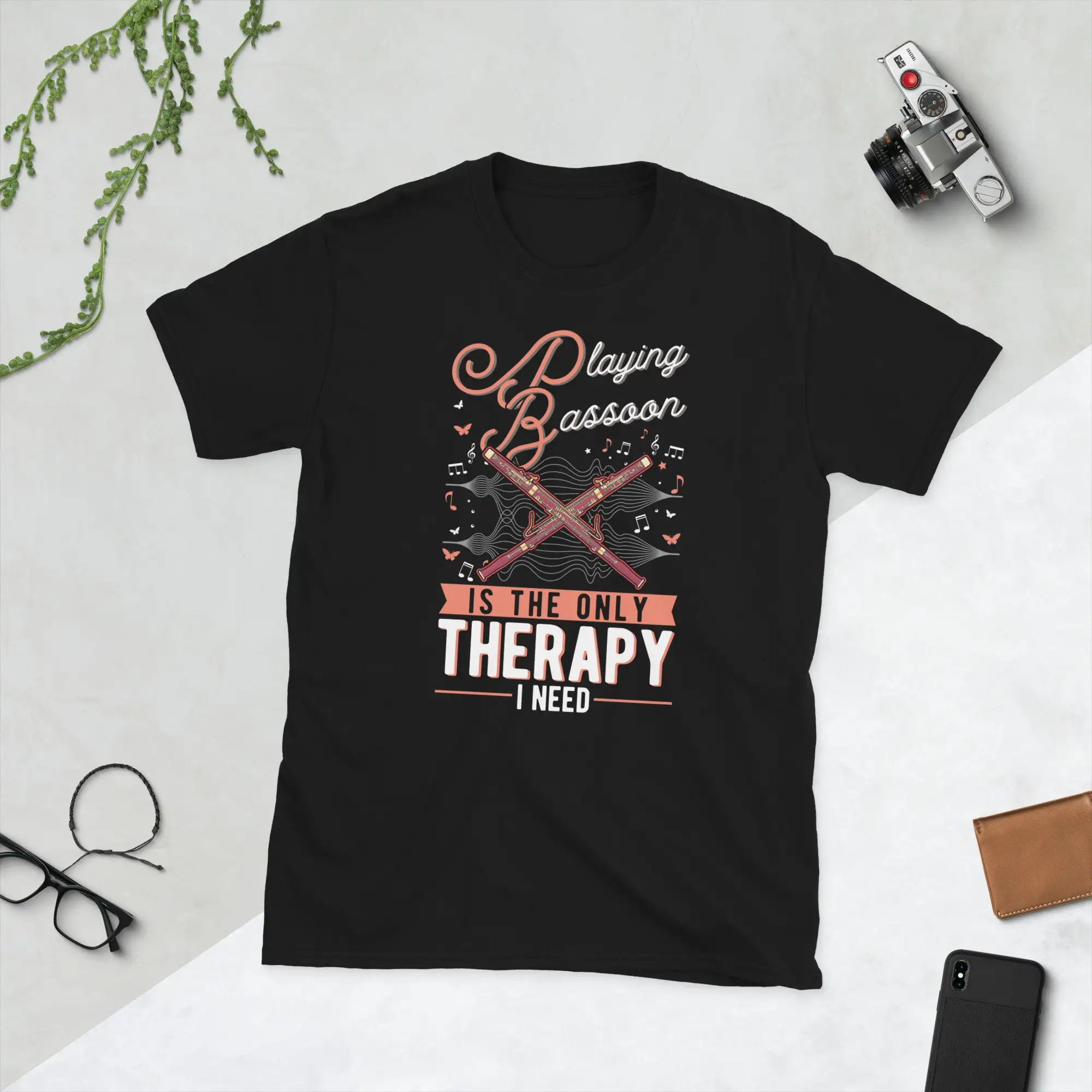 Basssoon Therapy T Shirt Bassoon Bassoonist Player