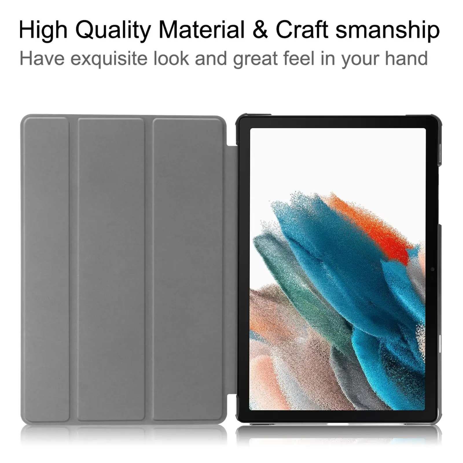 Tablet Case for Samsung Galaxy Tab A9 Case 8.7 Inch Hard Shell Cover for Galaxy Tab А9+ 11 Inch 2023 SM-X210 X216 Tri-fold Stand