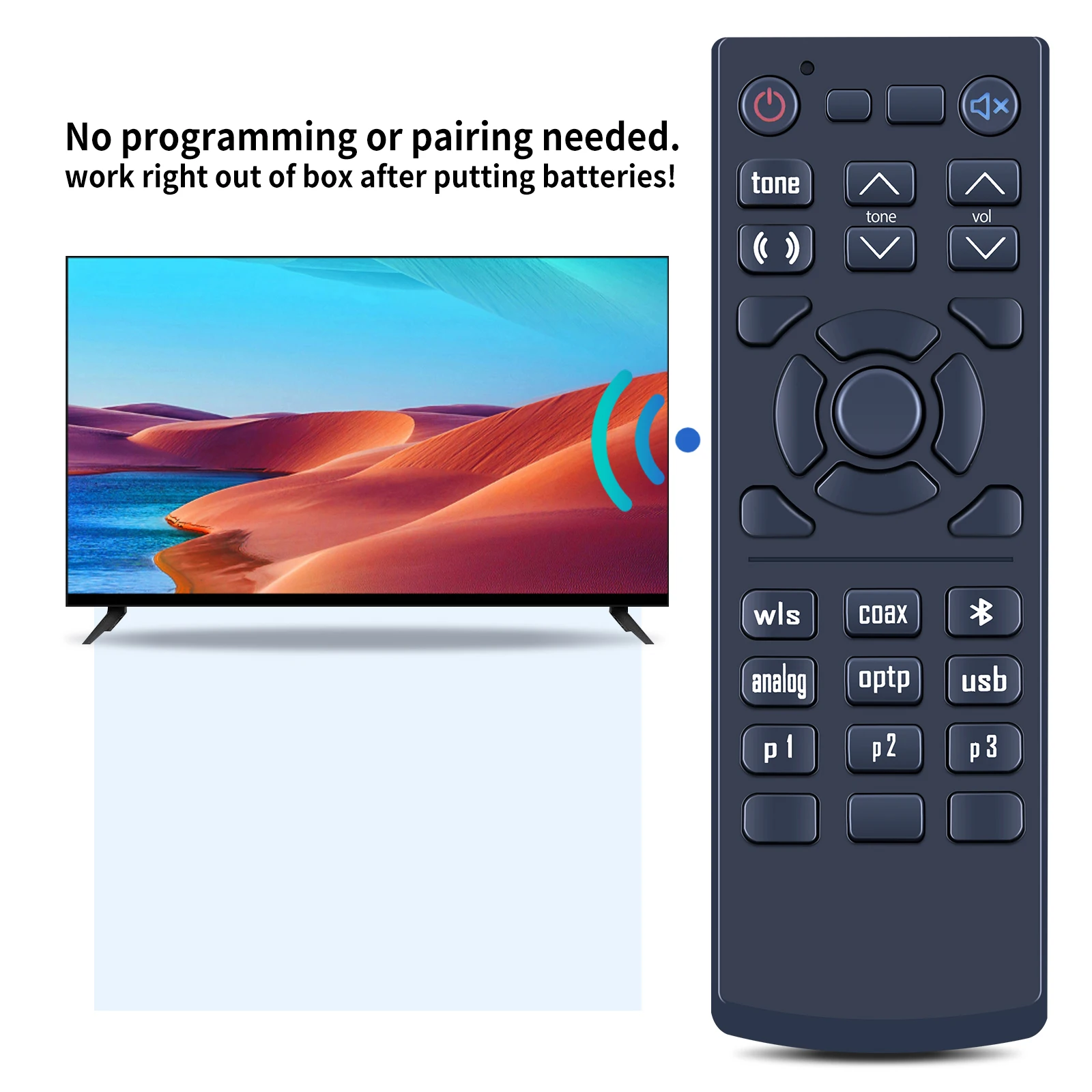 New Remote Control For Nubert nuPro XS-8500RC NUPRO XS-7500, NUPRO XS-8500, XS7500, XS8500