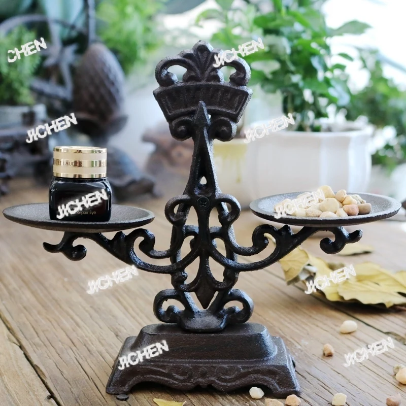 

ZQ Antique Inspired TableTop Scale Farmhouse Cast Iron