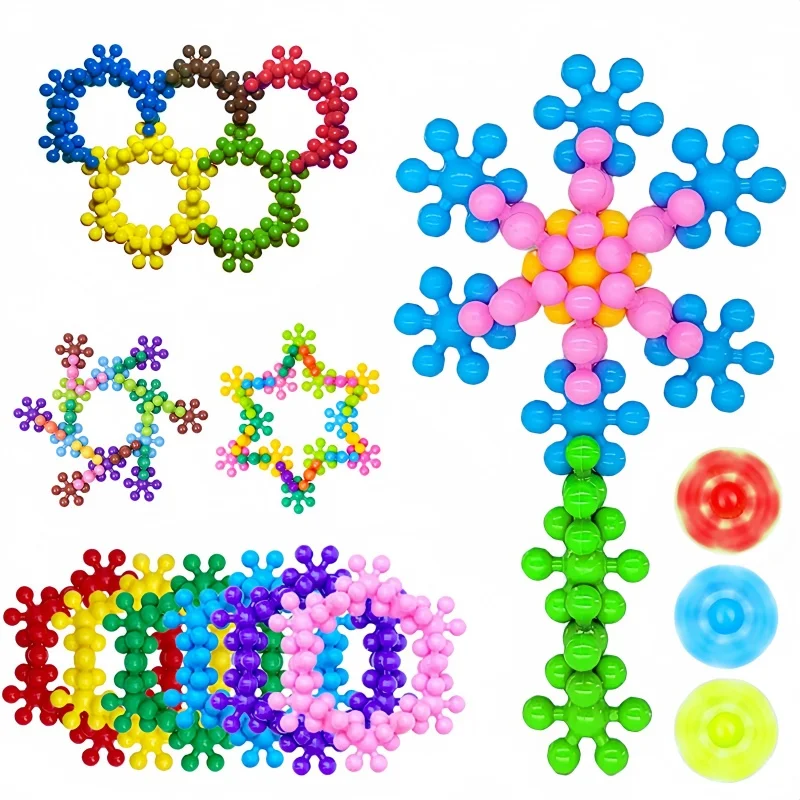 148-pecas-coloridas-de-blocos-de-montar-de-plastico-em-formato-de-flor-de-ameixa-divertidas-pecas-de-flocos-de-neve-para-montar-brinquedos-educativos-para-desenvolvimento-precoce