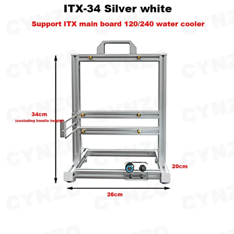 EATX ATX Gamer Cabinet Rack ITX MATX Open PC Case Frame DIY Water Cooler Desktop Computer Aluminium Creative Tower Gaming Modding