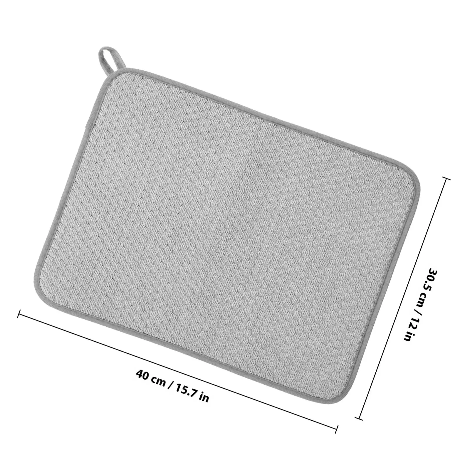 2Pcs Kitchen Drainer Mat Absorbent Quick Drying Dish Drying Pad Sink Mat Hot Pad for Home Draining Mats for Kitchen Counter