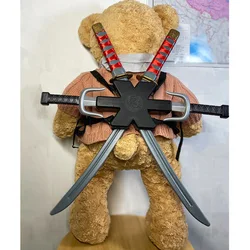 Halloween Toy Samurai Ninja Knife Retro Long Knife Short Set Deadpool Cosplay Double Dress Props