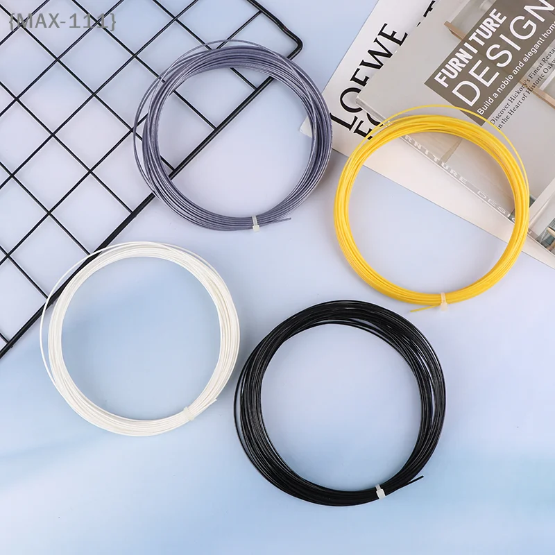 【Ja】Universal Co-Polyester Tennis String - 17G/1.25mm Monofibre Double Ribbed String for Racquet Enthusiasts
