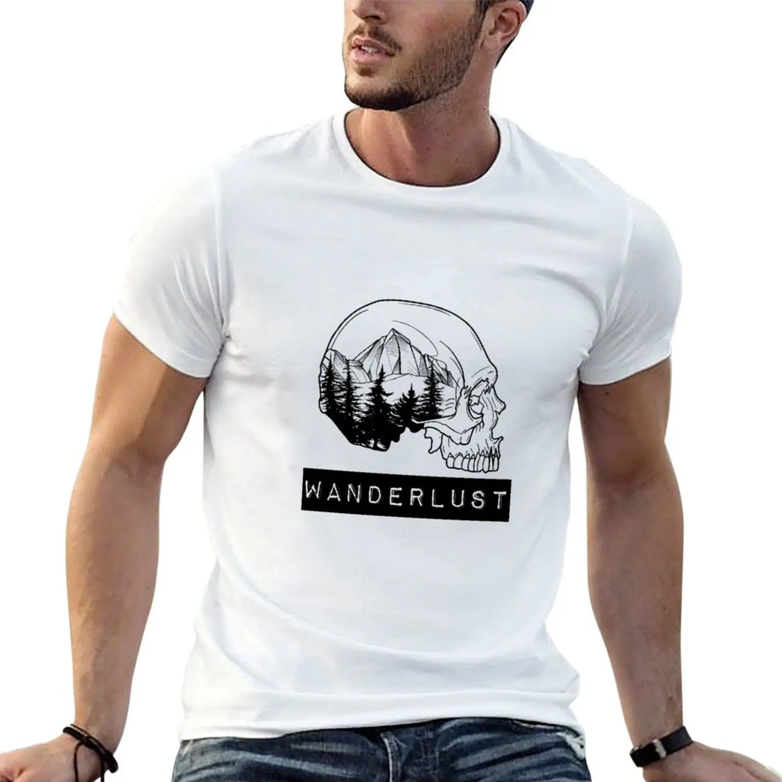 

Wanderlust T-Shirt man t shirts high quality luxury brand man t shirts cotton T-Shirt