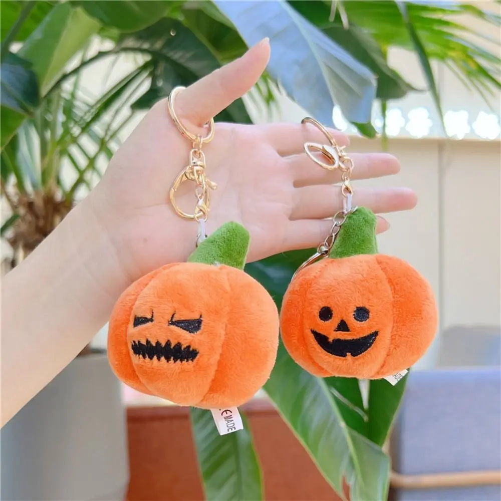 Creative Cartoon Pumpkin Keychain Hanging host Keychain Stuffed Cute Halloween Pendant Women