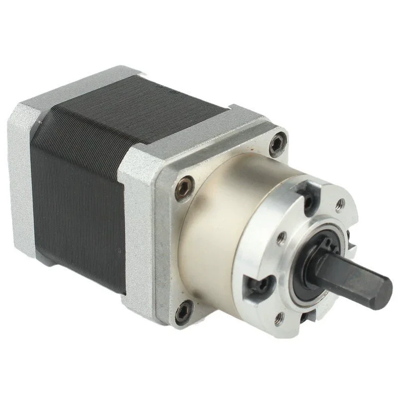 42mm Gear Reducer Stepper Motor, Planetary Gearbox Stepping Motor, Ratio 1:5 Low Noise Stepping Motor