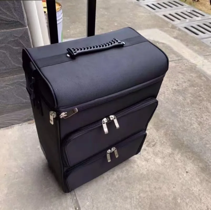 2027 New Large Makeup Box Artist Professional Beauty Cosmetic Cases Make Up Bag Tattoo Nail Multilayer Toolbox Storage Organizer