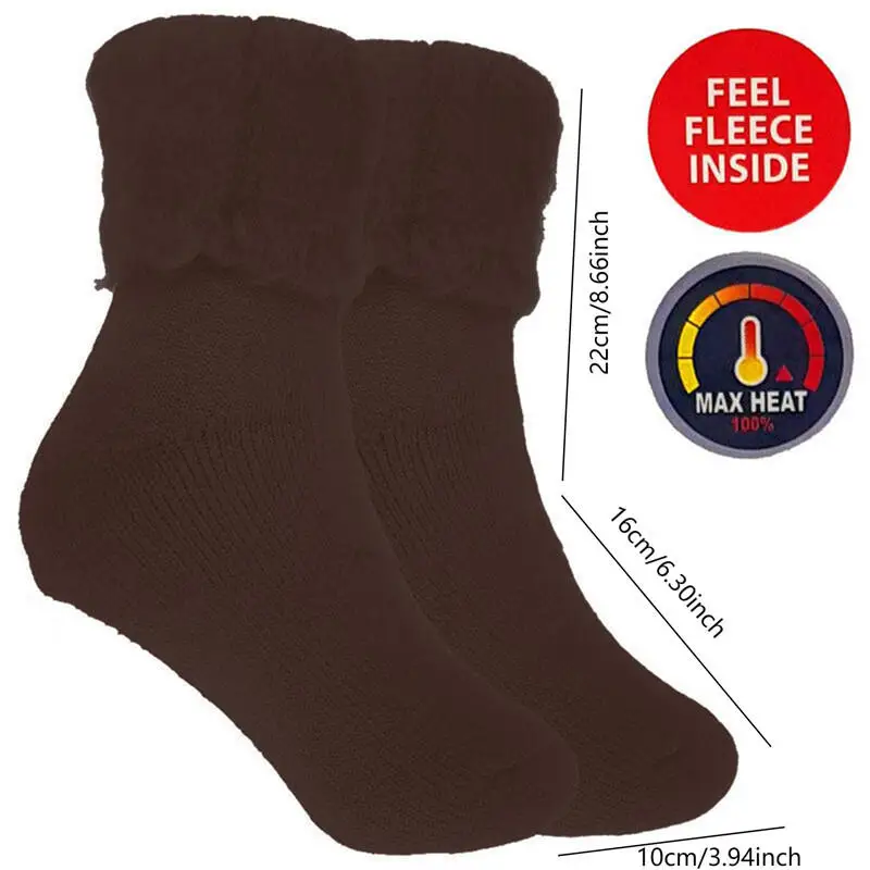 Unisex Warm SKI Socks Extra Thick Cotton Thermal Socks Soft Warm Winter Stocking Lolita Home Sleep Floor Socking Solid Socks NEW