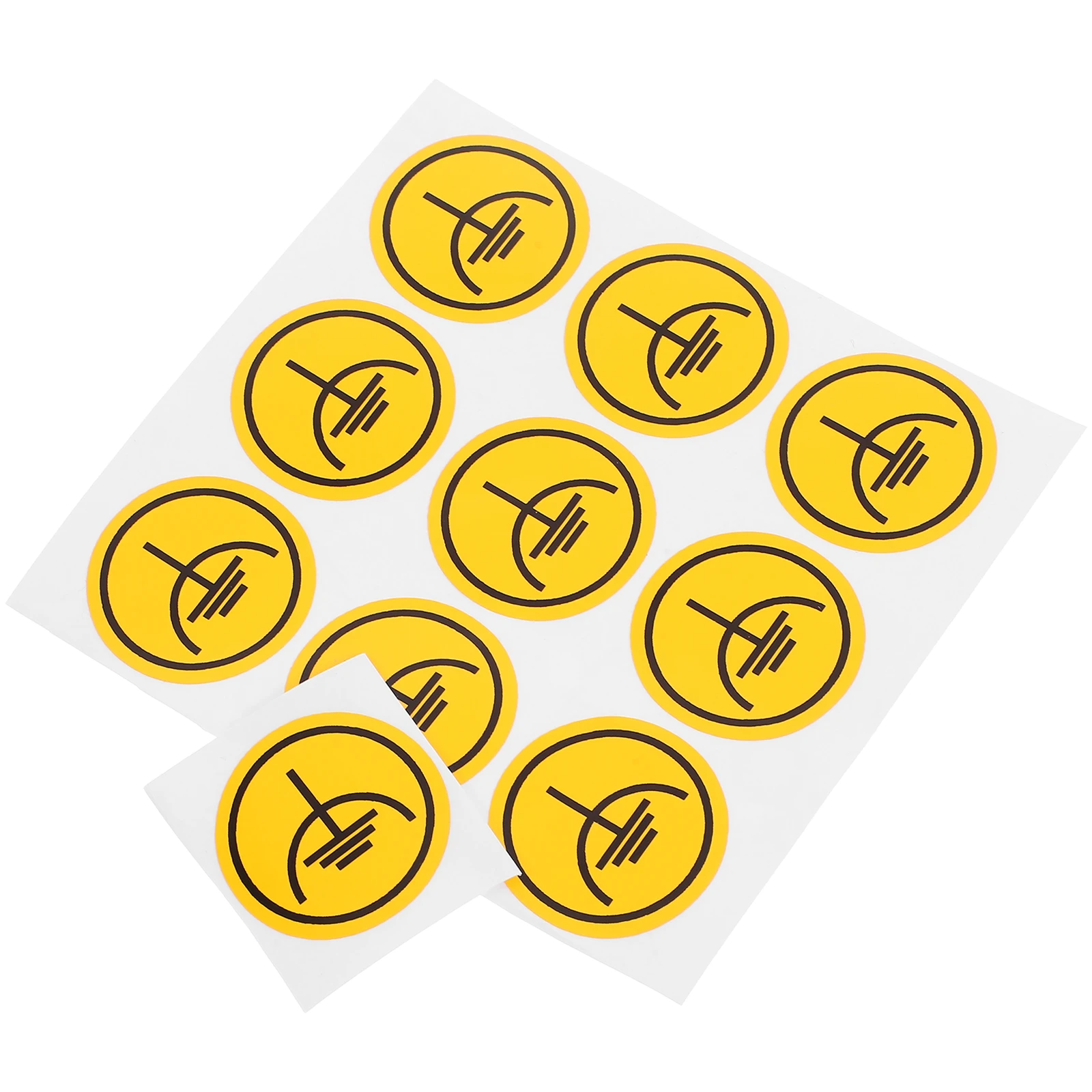 

10 PCS Ground Warning Sticker Electric Panel Labels Stickers The Sign Electrical Room