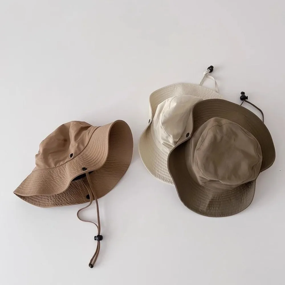 Nieuwe trendy emmerhoed anti-zon anti-uv zonnebrandcrème hoed verstelbare ademende strandhoed zomer
