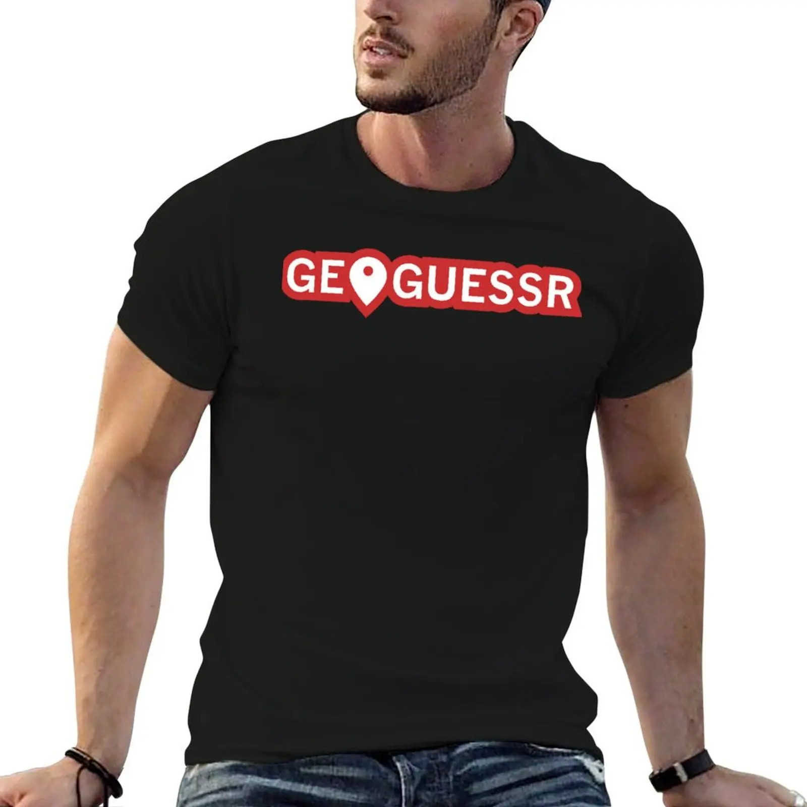 

GeoGuessr Logo T-Shirt man t shirt summer anime tshirt T-Shirt