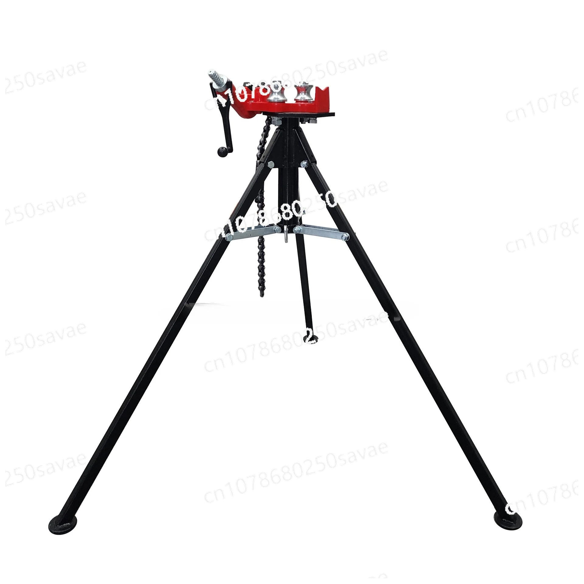 

Bracket Chain Vice Pipe Tripod Bracket Bench Vice Pipe Bracket Chain Vice Sleeve Wire Roller Groove Pipe Cutting Machine