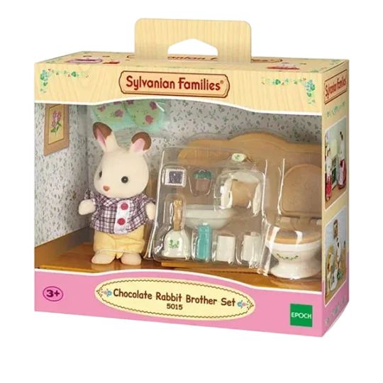 Sylvanian Family Chocolate Rabbit Family Series Furniture Desk Ternurines Sylvanian Families Room Ornament Birthday Gifts