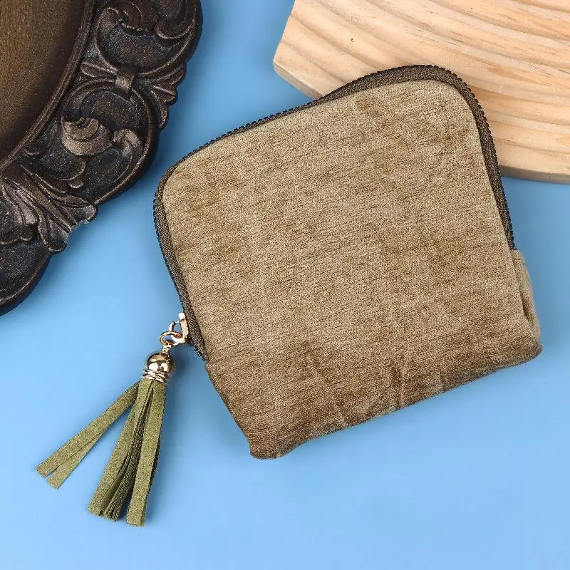 Изысканная сумка для хранения ювелирных изделий с кисточкой, кулон, кольцо на молнии, сумка для ювелирных изделий, большая вместительная дорожная сумка для хранения хрустального браслета