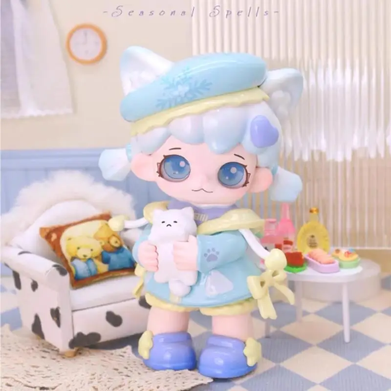 Mioco Seasonal Spells Series Blind Box Kawaii Action Anime Figure Toys Pendent Doll Model Room Decor Mystery Box Birthday Gifts