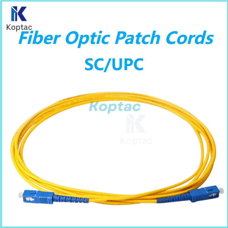 

10PCS Fiber Optic Patch Cord SC UPC/SC UPC 1m 2m 3m 5m 10m Fiber Optic Jumper Cable FTTH