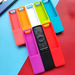 Effen Kleur Siliconen Remote Beschermhoes Voor Samsung Tv Q70 Q60 Q80 Waterdicht Stofdicht Remote Cover Sleeve Voor Smart Tv