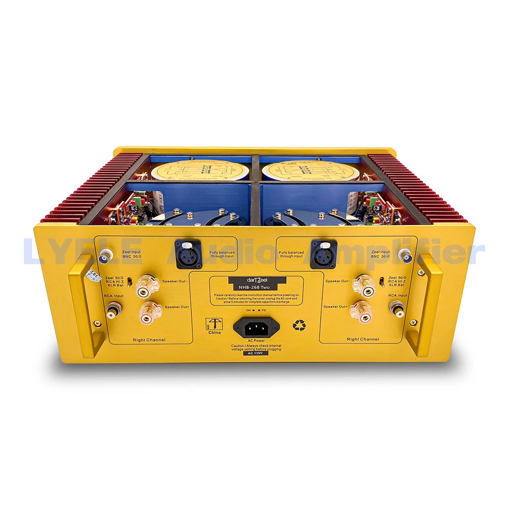 Dartzeel-réplica high-end amplificador de potência, NHB-268, HIFI, casa, totalmente equilibrada, sem repetição, 260W * 2, MJL1302