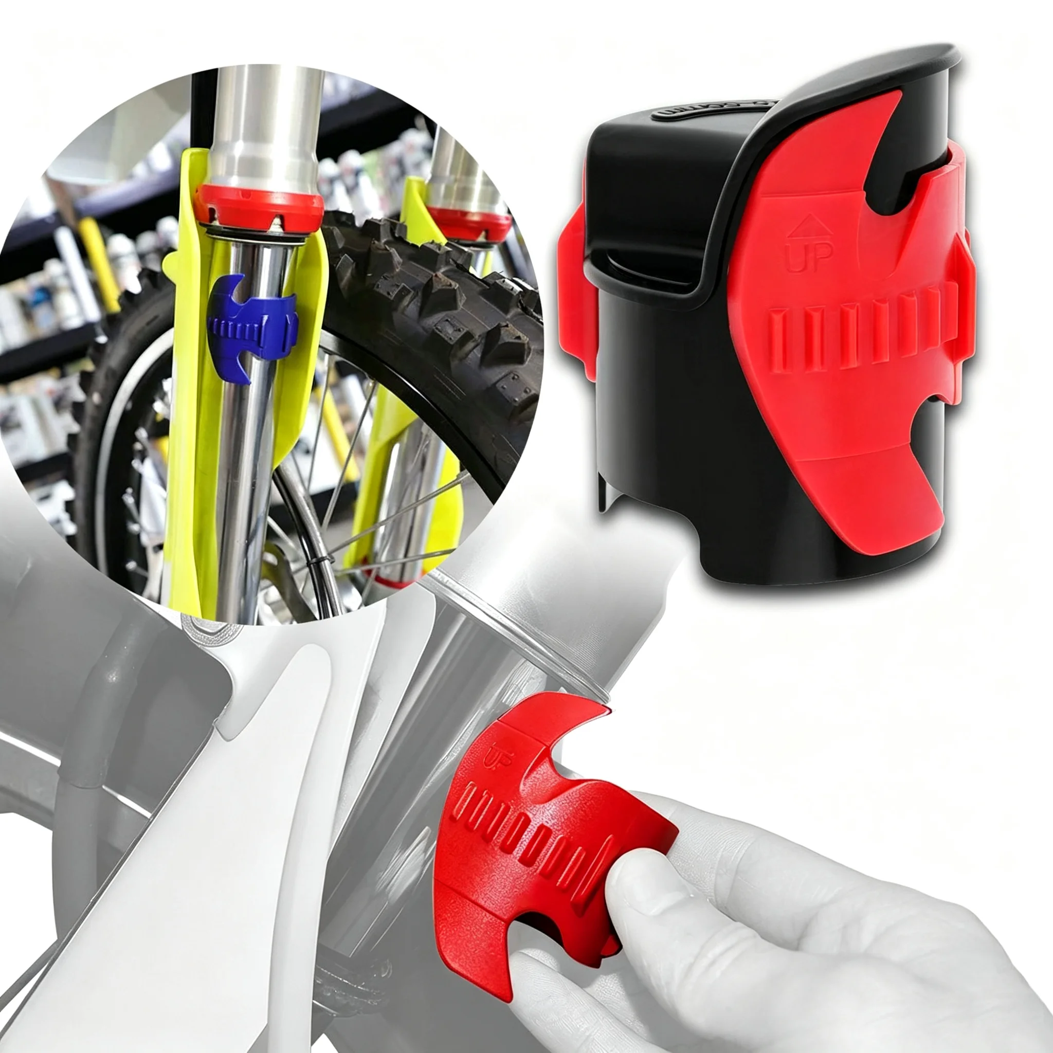 45-55mm Front Fork Shock Absorber Cleaning Tool Suitable for Honda CR125 CR250 CRF250R CRF450R Yamaha  Kawasaki Suzuki ATV
