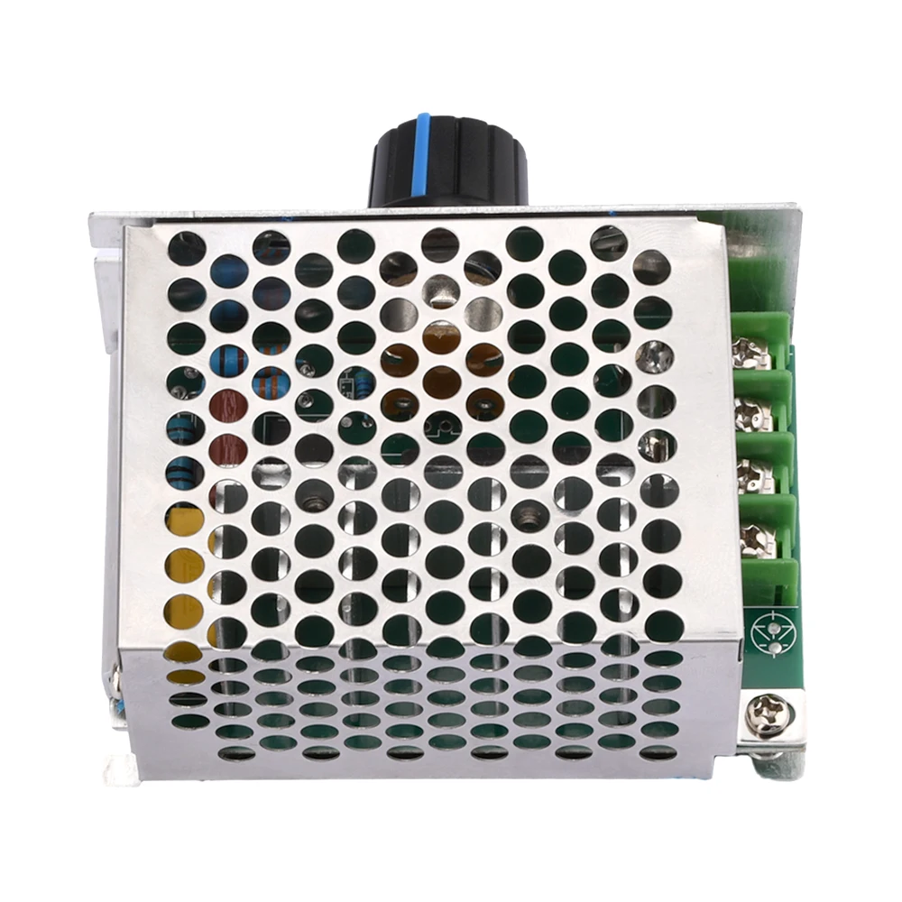 AC 220V zu DC 10-210V 20A SCR PWM Motor Drehzahl regler Gouverneur Spannungs regler Geschwindigkeit Volt Steuersc halter mit Potentiometer – Detail 7