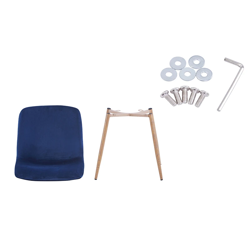 Dining Chair 4PCS（BLUE），Modern style，New technology.Suitable for restaurants, cafes, taverns, offices, living rooms, reception r