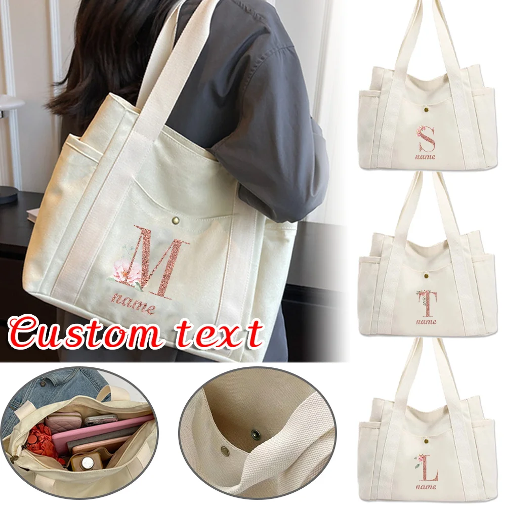 

Сумка-шоппер из холста с индивидуальным дизайном, складная, на плечо, для путешествий, прочная, для хранения вещей на природе, для поездок на работу