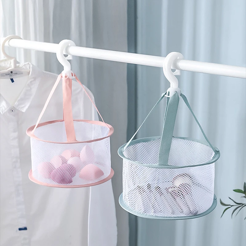 Makeup Tools Drying Rack Beauty Sponges Cosmetics Brushes Powder Puff Storage Hanging Basket Travel Portable Makeup Accessories