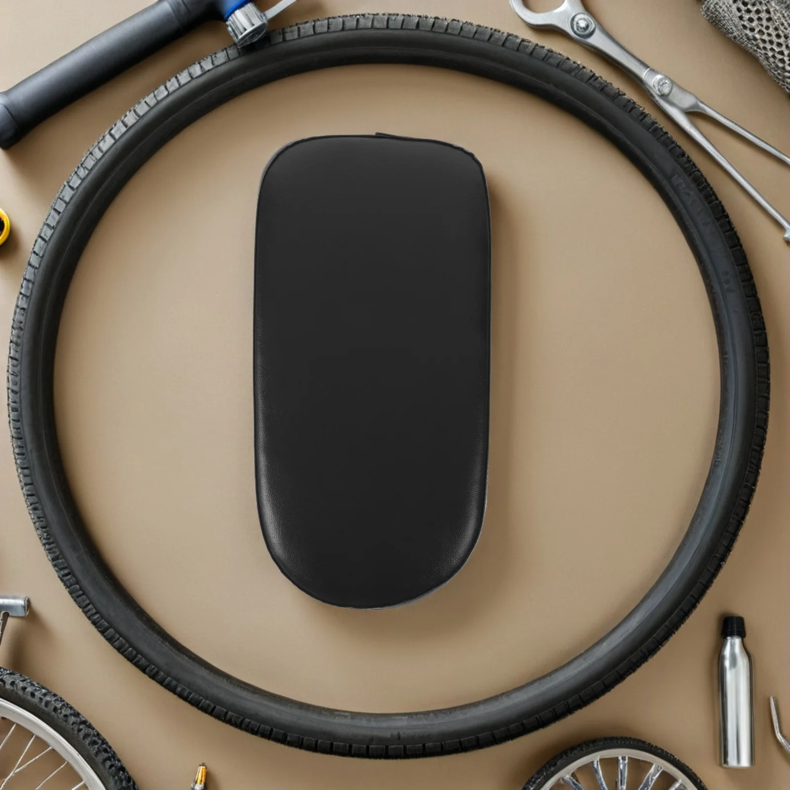 

1 Set Bicycle Rear Seat Footrest Thickened Bike Saddle With Rear Foot Pegs For Comfortable Ride Outdoor Family