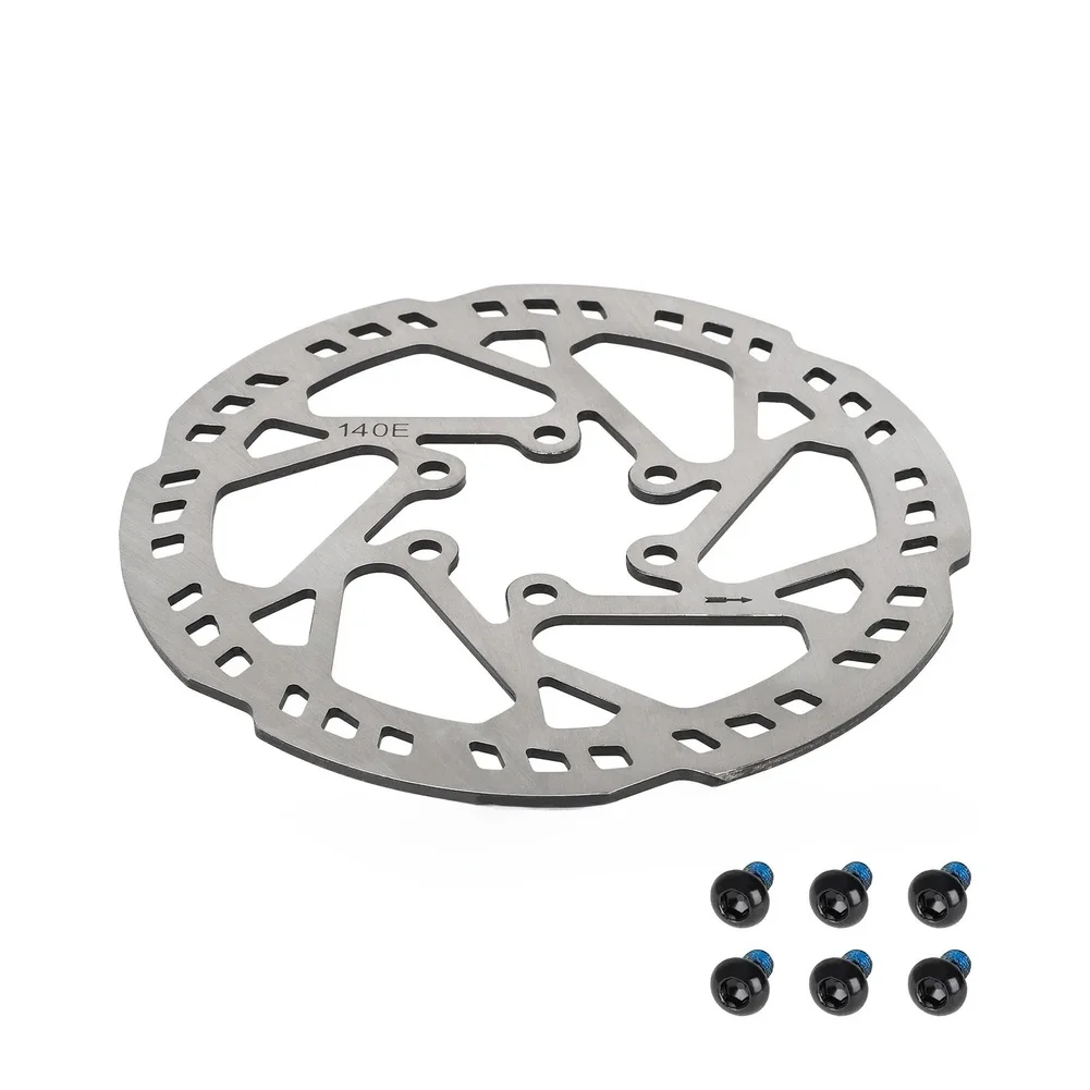 Aluminum 140mm Disc Brake For ROTOR for KUKIRIN G3 For G3PRO E-Scooters 6 Hole Mounting Pattern Includes Hardware for Attachment