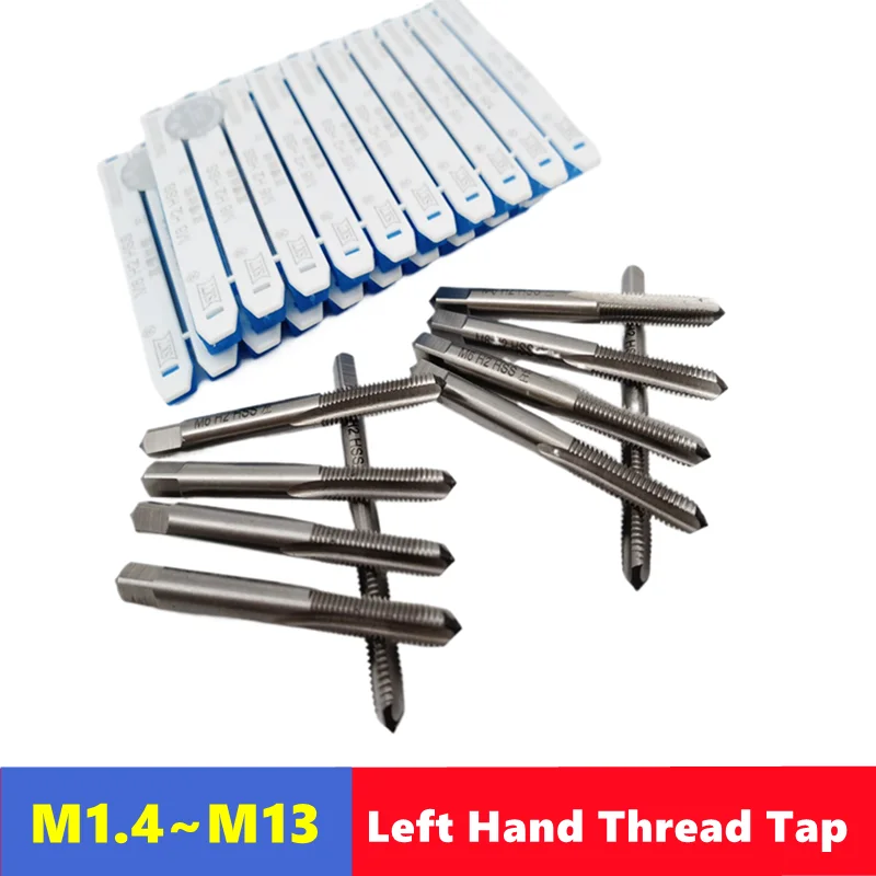 

1pcs W6542 HSS left-hand straight groove tap M1-M13, machine tool and manual thread repair tool for internal thread tapping