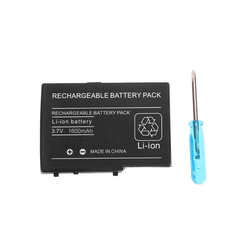 

2024 New 1600mah Battery for DS Lite Nds Ndsl 3.7V Rechargeable Lithium-ion Battery + Tool Pack Kit